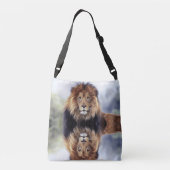 Sac Ajustable Lion majestueux et réflexion (Dos)