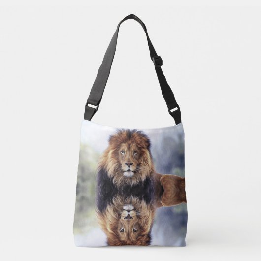 Sac Ajustable Lion majestueux et réflexion (Devant)
