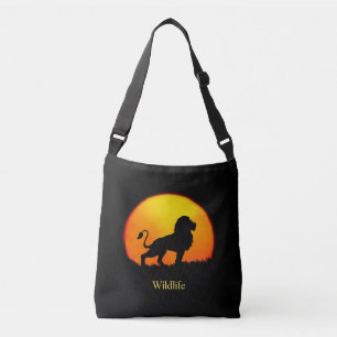 Sac Ajustable Lion sauvage & lever de soleil dans la jungle