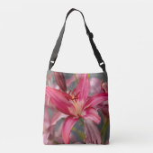 Sac Ajustable Lis asiatique rose vue rapprochée botanique (Dos)