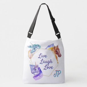 Sac Ajustable Live Love Lauder Unicorn Heads Design