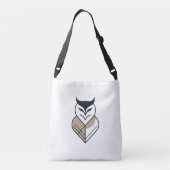 Sac Ajustable logo chouette design géométrique (Dos)