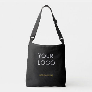 Sac Ajustable Logo de l'entreprise Texte Brown noir moderne