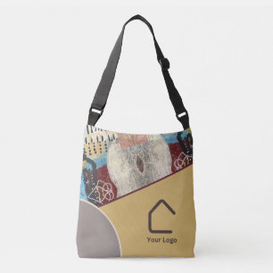 Sac Ajustable Logo d'élégance neutre accents multimédias Abstrai