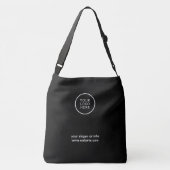 Sac Ajustable Logo d'entreprise noir blanc promotionnel (Dos)
