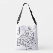 Sac Ajustable Lollipop man dort avec sa sucette (Dos)