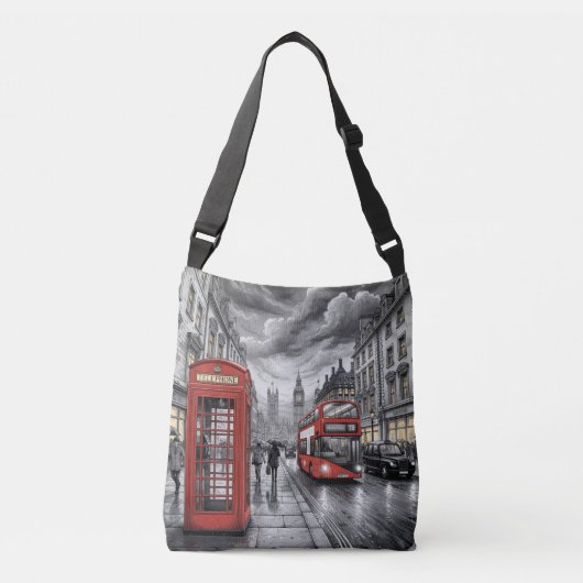 Sac Ajustable Londres en hiver (Devant)