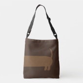 Sac Ajustable Longue illustration mignonne de teckel (Dos)