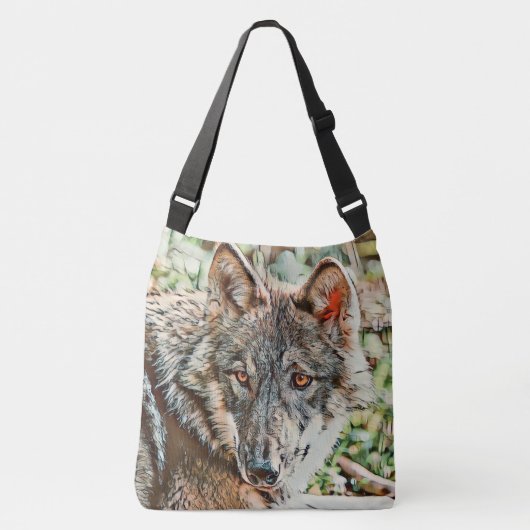 Sac Ajustable loup cinglé (Devant)
