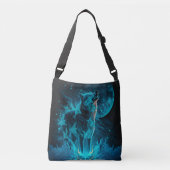 Sac Ajustable Loup de feu bleu (Devant)