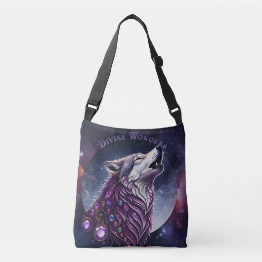 Sac Ajustable Loup des Merveilles Divines (Devant)