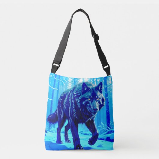 Sac Ajustable Loup givre (Devant)
