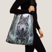 Sac Ajustable Loup solitaire (De près)