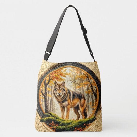 Sac Ajustable Loup Solitaire Branché (Dos)