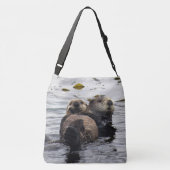 Sac Ajustable Loutres de mer maman et bébé (Dos)