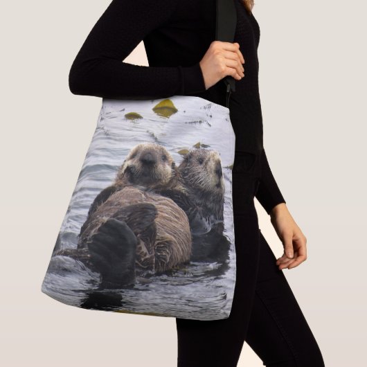 Sac Ajustable Loutres de mer maman et bébé (De près)