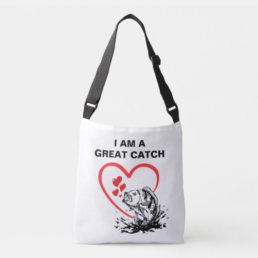 Sac Ajustable Love Fishing JE SUIS UN GRAND CATCH (Devant)