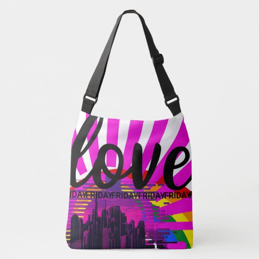 Sac Ajustable LOVE Friday sunshine city (Devant)
