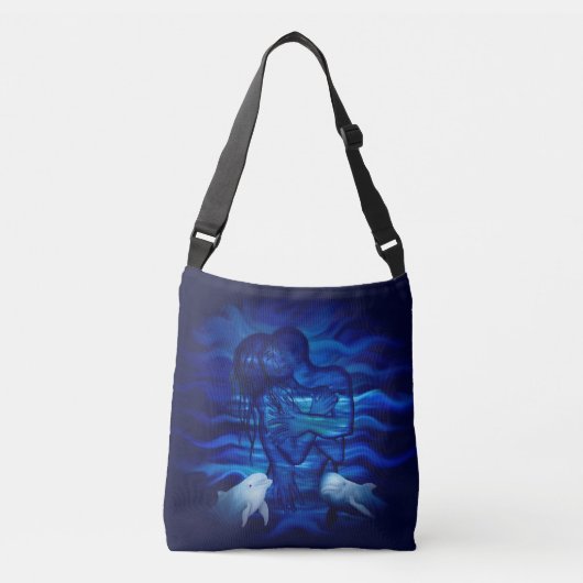 Sac Ajustable Love, Passion act - paire de dauphins (Devant)
