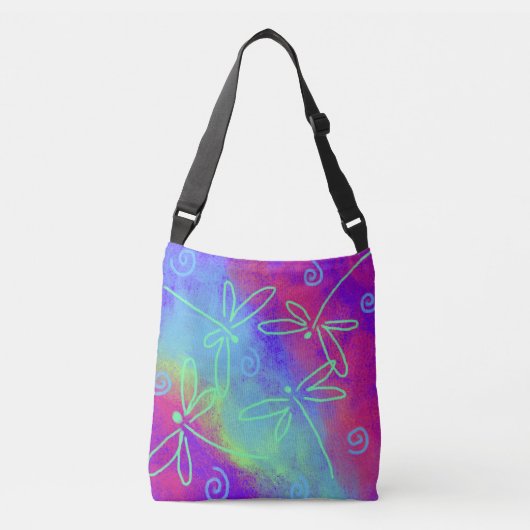 Sac Ajustable Lovely Dragonflies Art Abstrait (Devant)