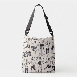 Sac Ajustable Lucha Libre : motif de lutteurs mexicains