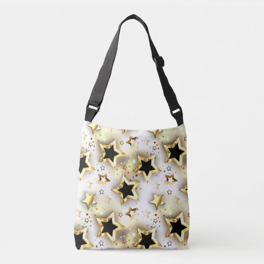 Sac Ajustable Lumière transparente avec étoiles or (Devant)