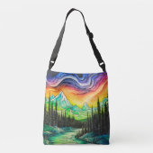 Sac Ajustable Lumières Nord colorées (Dos)