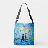 Sac Ajustable Lune lunaire avec chats (Devant)