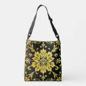 Sac Ajustable Luxe Moderne Elégante Collection Florale (Dos)