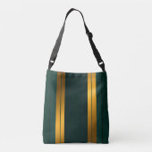 Sac Ajustable Luxe Popular Green Gold Linen Texture Collection (Dos)