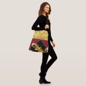 Sac Ajustable Luxury Portable Art: Gilded Zenith Opulent Swirl D (Sur le modèle)