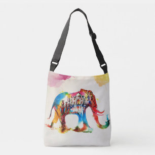 Sac Ajustable L'Vintage voyage indien de l'éléphant Aime