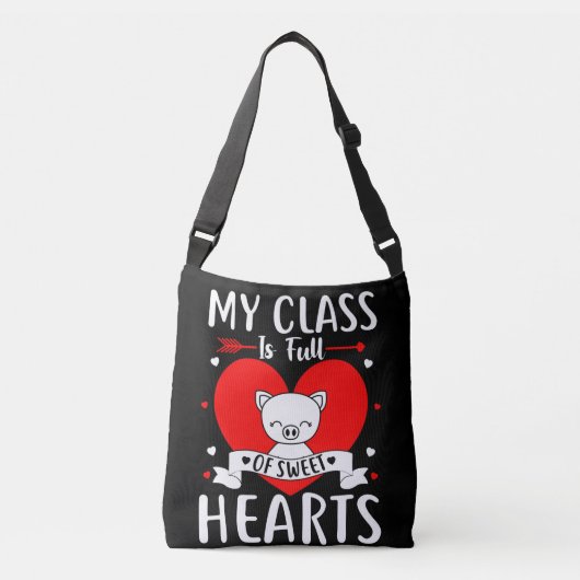 Sac Ajustable Ma Classe Est Pleine De Coeurs Sucrés Valentine (Devant)