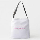 Sac Ajustable Magasin Lover Texte imprimé Shopping-Handbag (Dos)