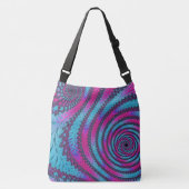 Sac Ajustable Magenta et cyan spirale (Devant)