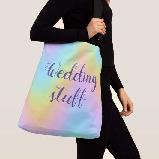 Sac Ajustable Magnifique Pastel Rainbow "Stuff Mariage" (De près)