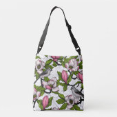 Sac Ajustable Magnolia en floraison et tireur (Dos)