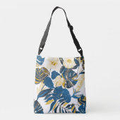 Sac Ajustable Main Tropicale tirée : Motif créatif sans couture (Dos)