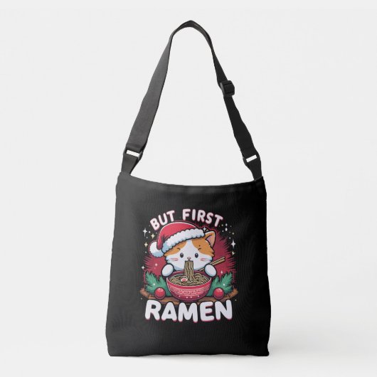 Sac Ajustable Mais le premier Ramen, chat mignon avec le chapeau (Devant)