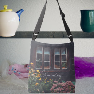 Sac Ajustable Maison de campagne avec jardin rustique