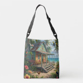 Sac Ajustable maison de plage jamaïcaine (Dos)