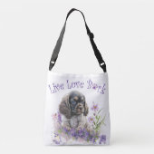 Sac Ajustable Maman Chien Cocker Spaniel Floral (Dos)