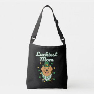 Sac Ajustable Maman Golden Retriever la plus chanceuse St. Patri