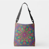 Sac Ajustable Mandala bohémien vif (Devant)