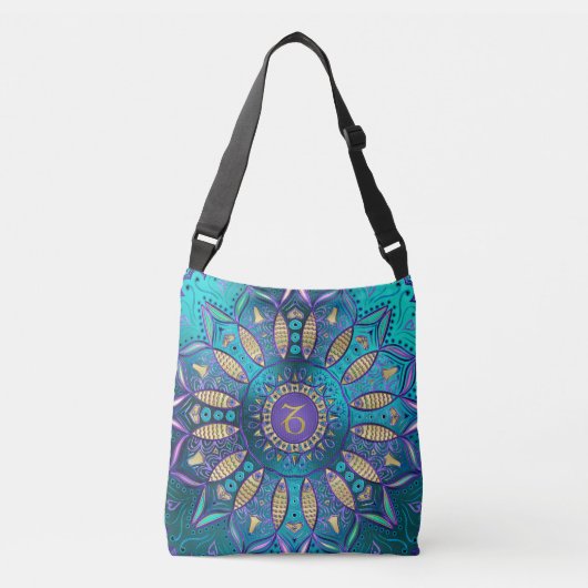 Sac Ajustable Mandala de Capricorne de signe de zodiaque (Devant)