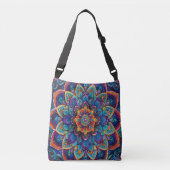Sac Ajustable Mandala Psychédélique Vibrant (Devant)