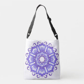 Sac Ajustable Mandala. violet floral (Dos)