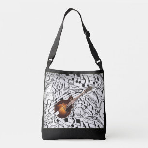 SAC AJUSTABLE MANDOLIN SUR LES NOTES DE MUSIQUE