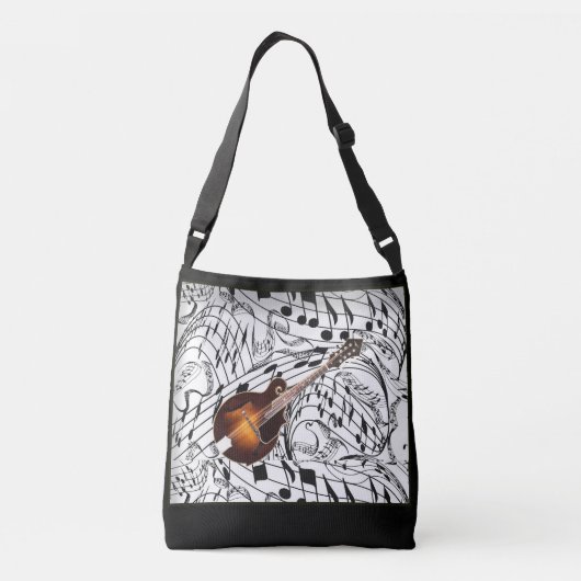 SAC AJUSTABLE MANDOLIN SUR LES NOTES DE MUSIQUE (Dos)