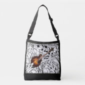 SAC AJUSTABLE MANDOLIN SUR LES NOTES DE MUSIQUE (Devant)